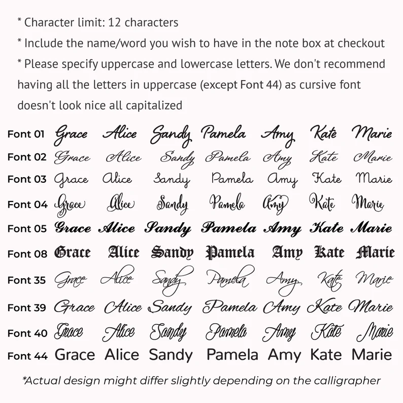 Script Name Necklace