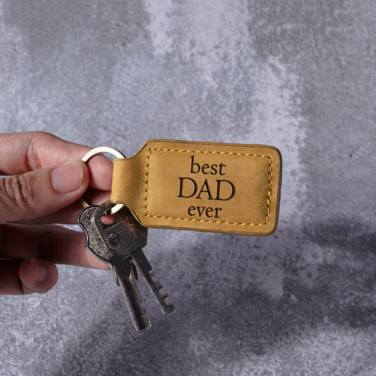 Wilder Leather Keychain, view 2