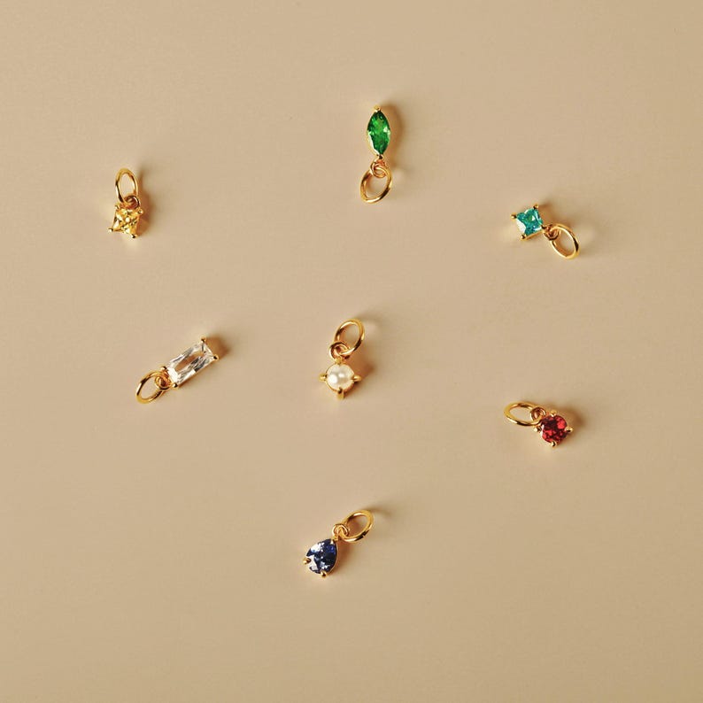 Birthstone Charm Necklace