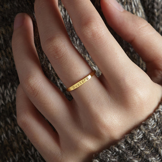Willow Pet Name Ring, view 2