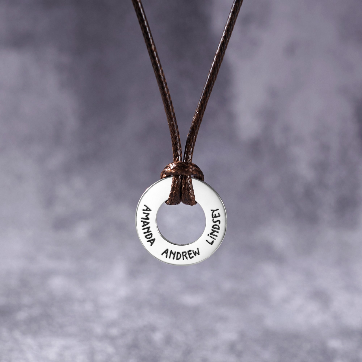 Camden Leather Necklace, view 4
