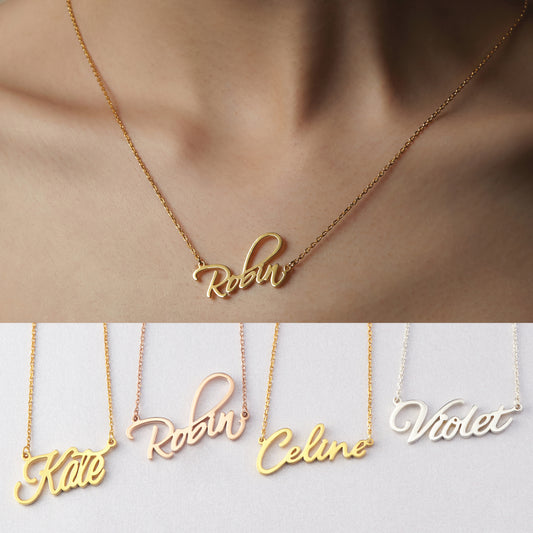 Script Name Necklace
