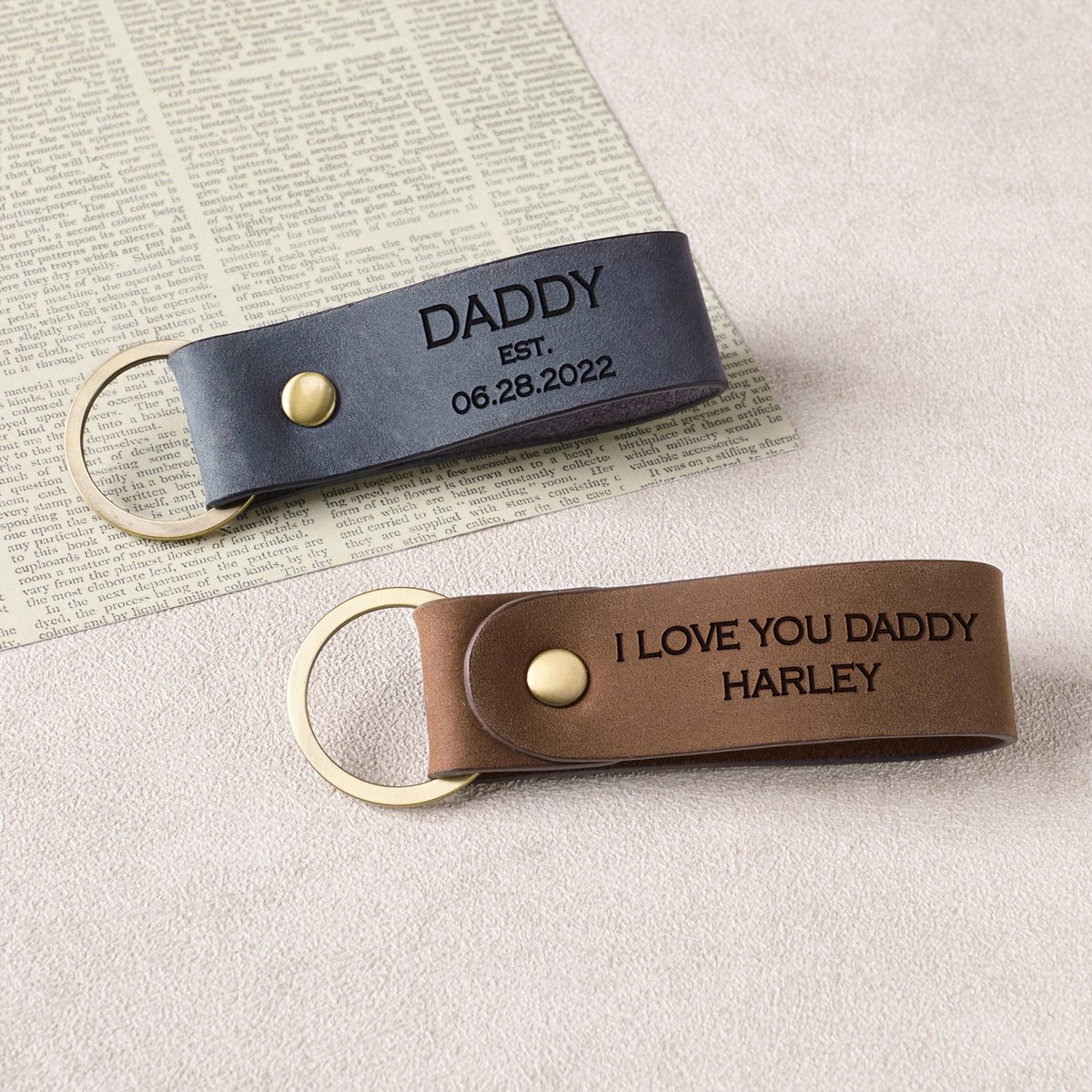 Ashby Dad Keychain, view 4