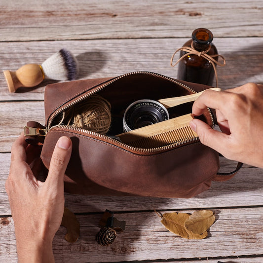 Kingsley Leather Dopp Kit, view 4