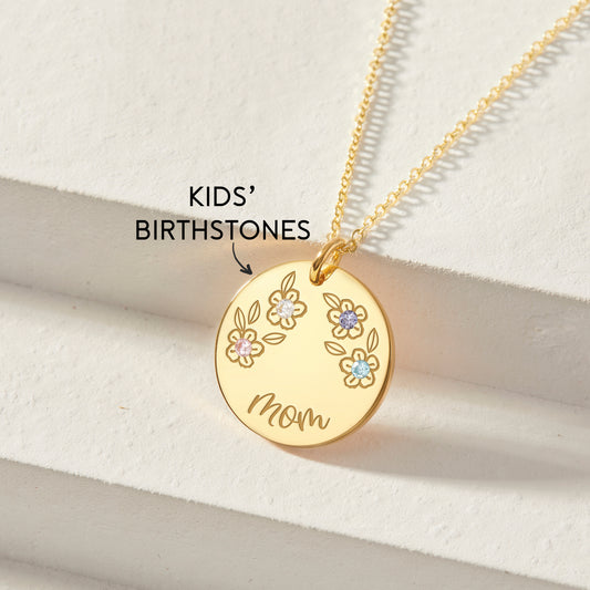 Stone Plate Necklace