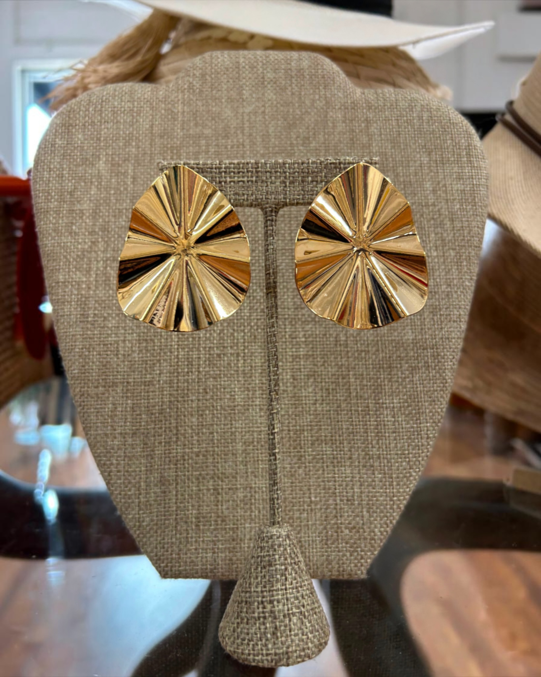 Aurelia Stud Earrings, view 3