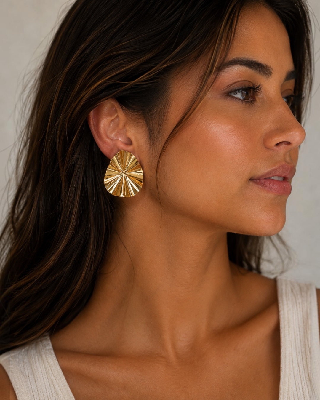 Aurelia Stud Earrings, view 2
