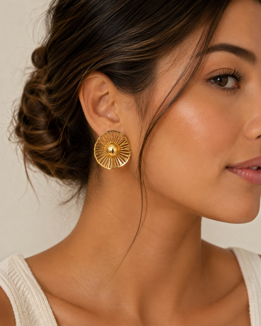 Isla Stud Earrings, view 2