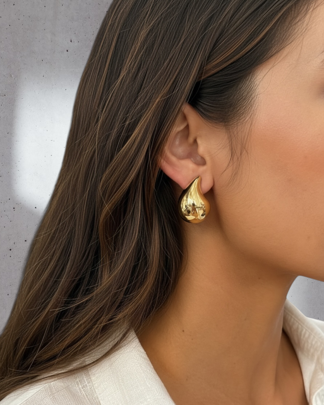 Dune Teardrop Earrings, view 2