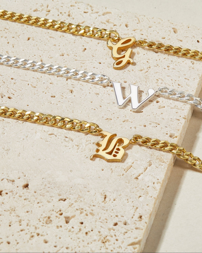 Sable Initial Necklace, view 3