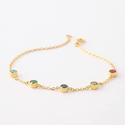 Maren Birthstone Bracelet, view 4
