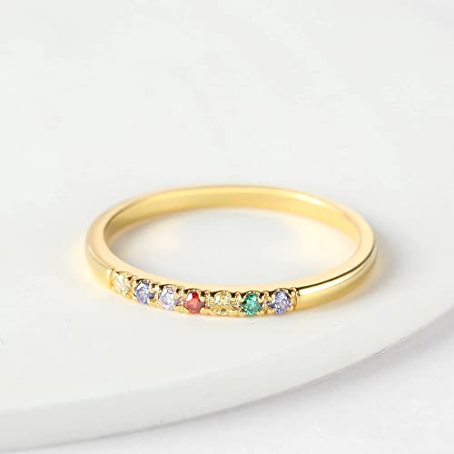 Birthstone Band Ring