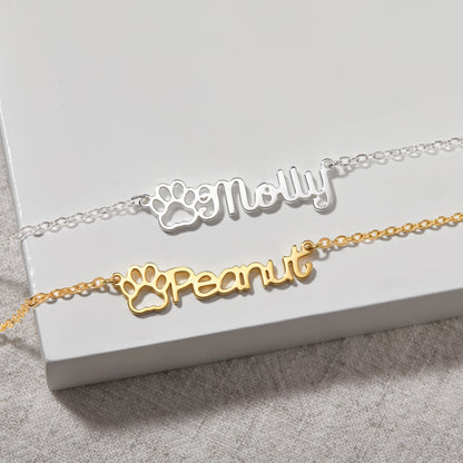 Pet Name Necklace