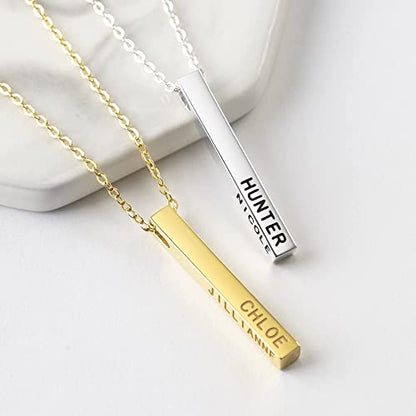 Bar Pendant Necklace