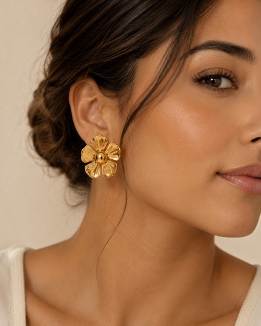 Poppy Stud Earrings, view 2