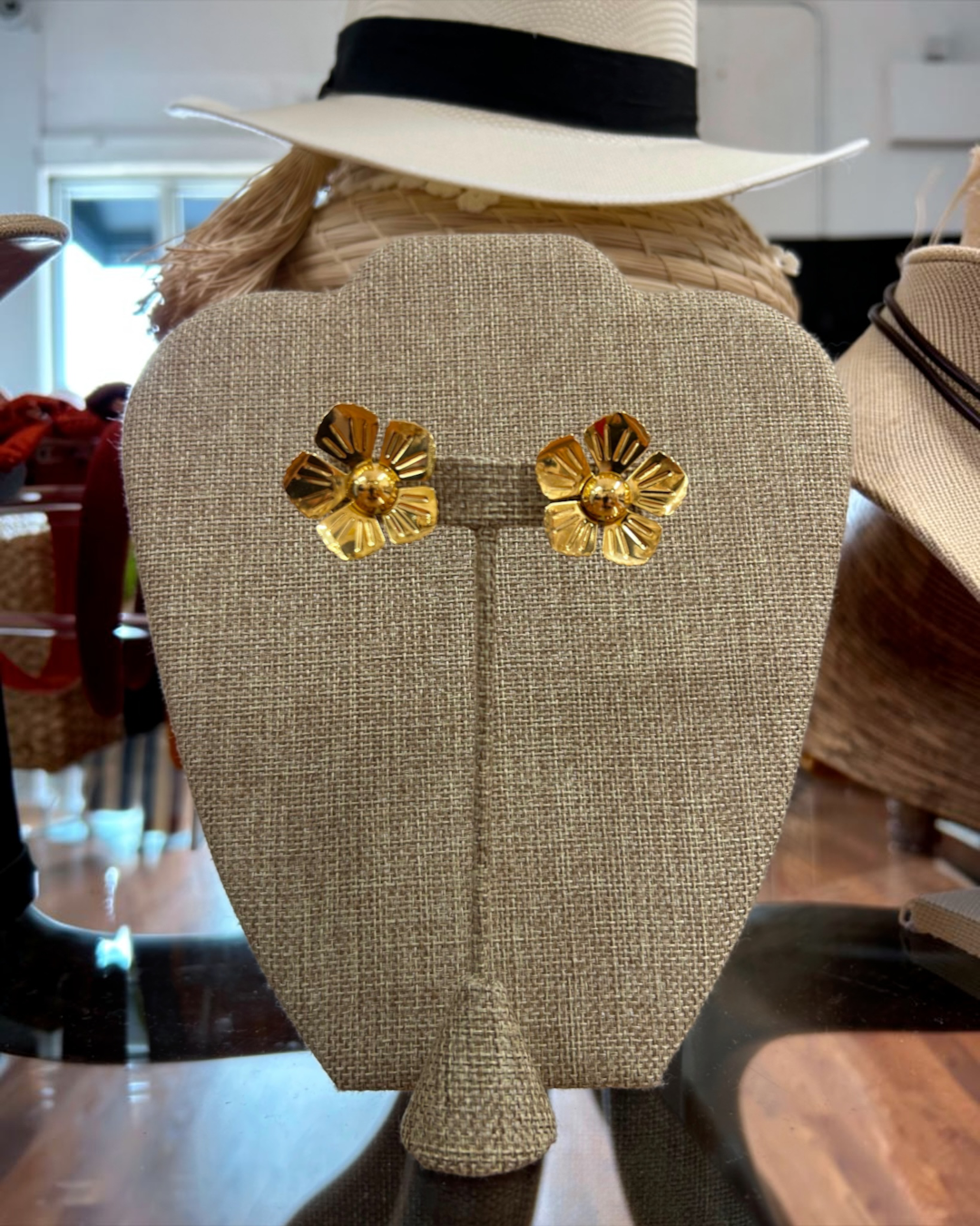 Poppy Stud Earrings, view 3