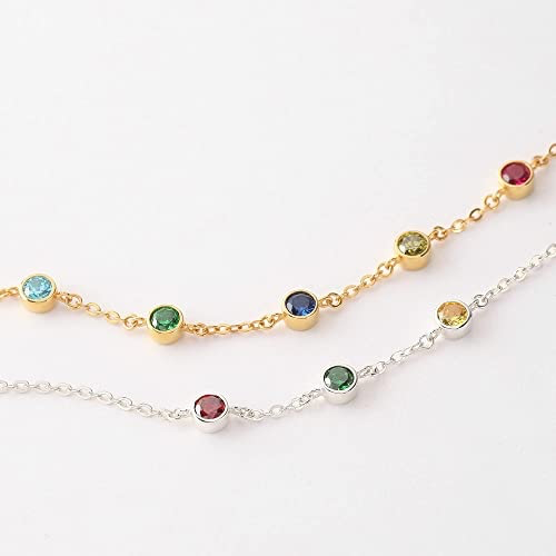 Maren Birthstone Bracelet, view 3