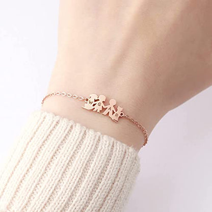 Figurine Initial Bracelet