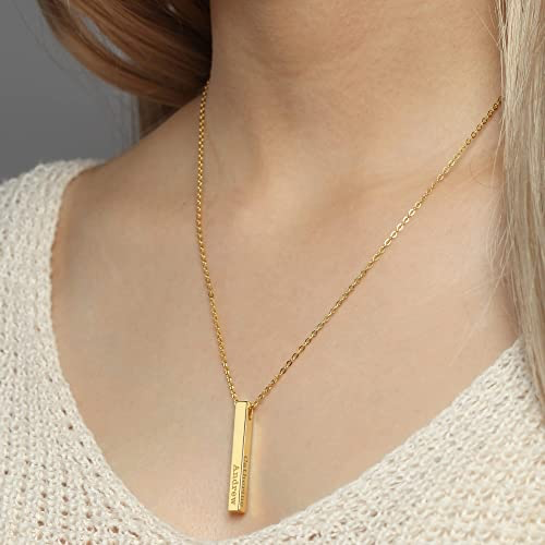 Elowen Bar Necklace, view 2