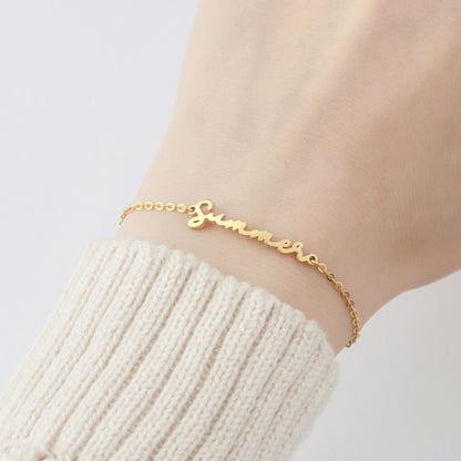 Nameplate Bracelet