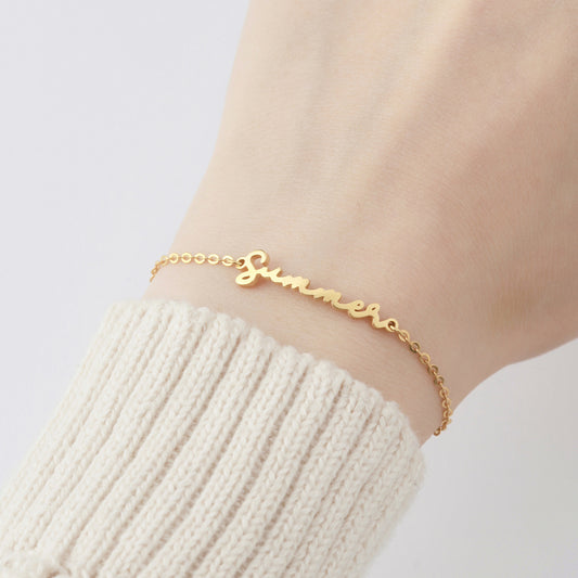 Nameplate Bracelet