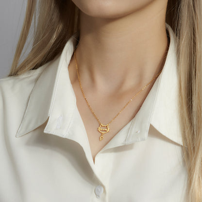 Pet Initial Necklace