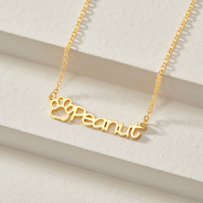 Pet Name Necklace