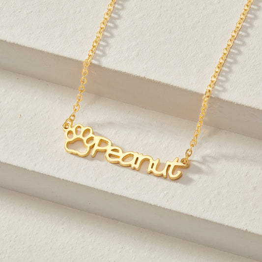 Pet Name Necklace