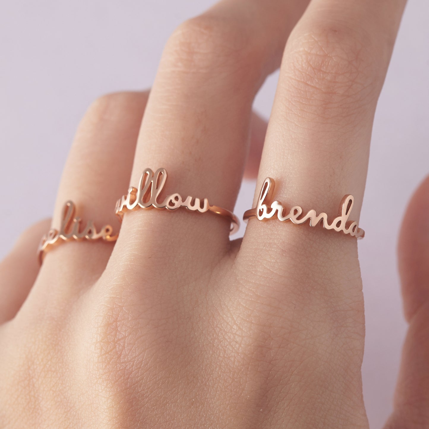 Stackable Name Ring