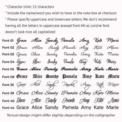 Script Name Necklace