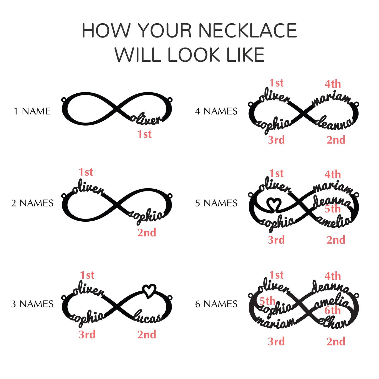 Infinity Name Necklace