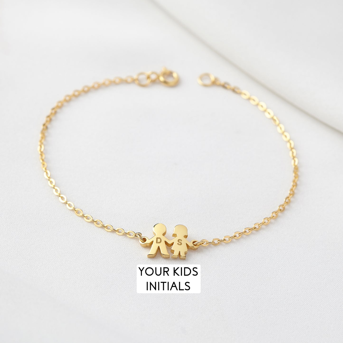 Figurine Initial Bracelet