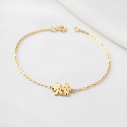 Figurine Initial Bracelet
