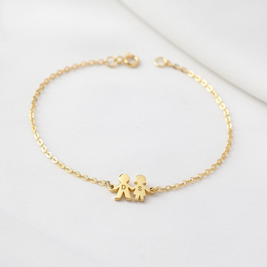 Figurine Initial Bracelet