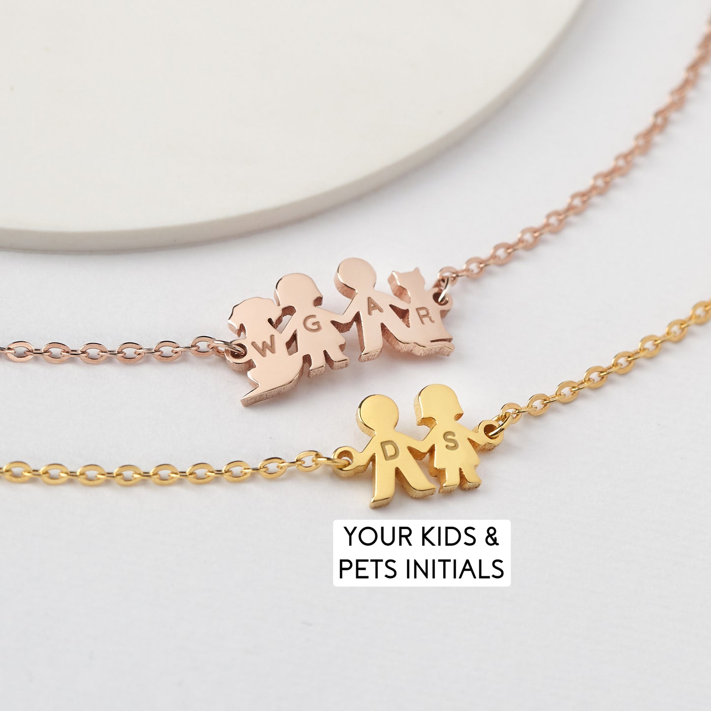 Figurine Initial Bracelet