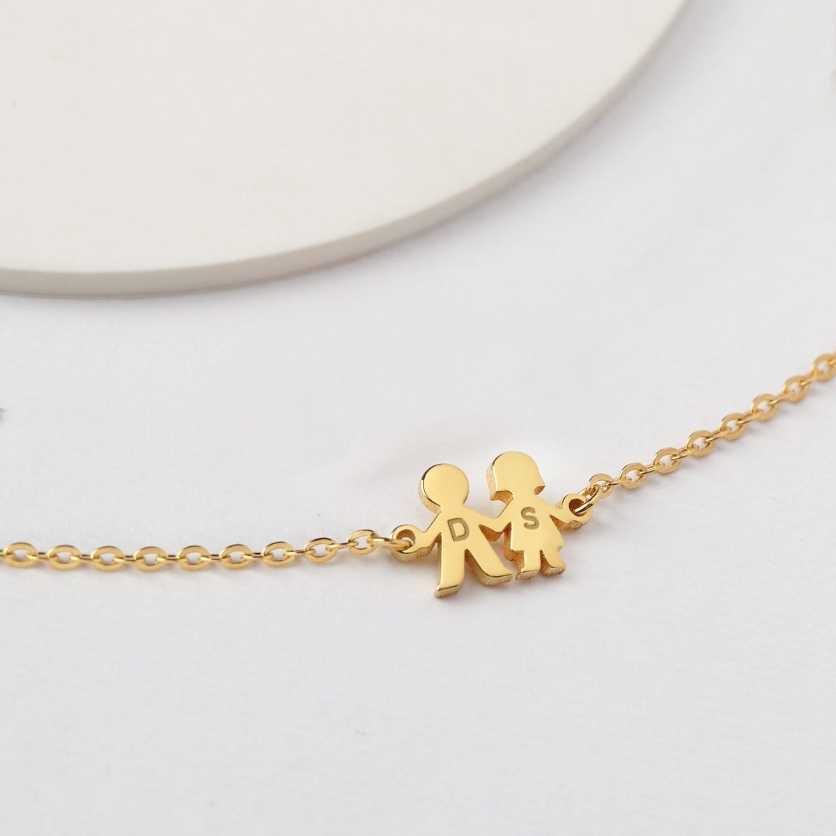 Figurine Initial Bracelet, view 3