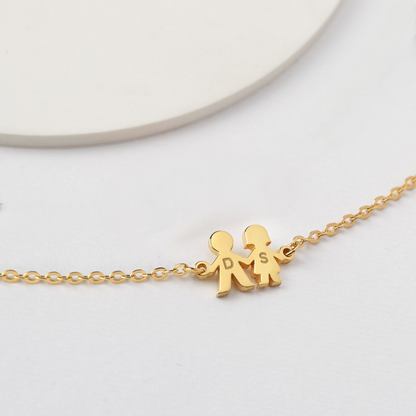Figurine Initial Bracelet, view 3