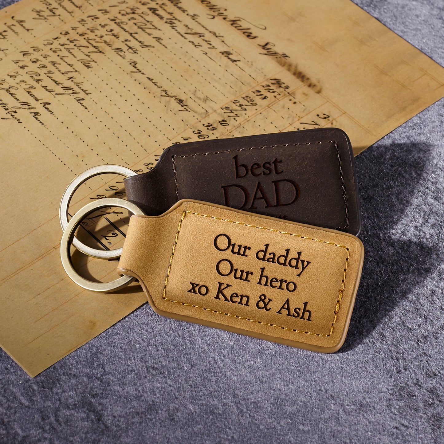 Leather Keychain
