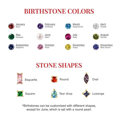 Birthstone Charm Necklace