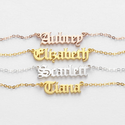 Script Name Necklace
