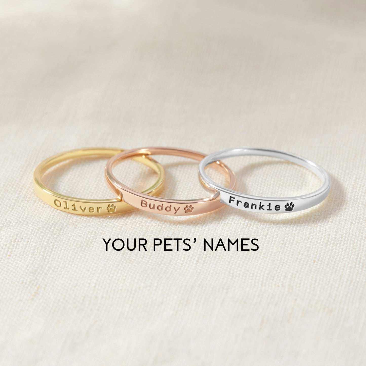 Pet Name Ring