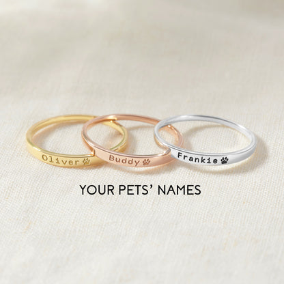 Pet Name Ring