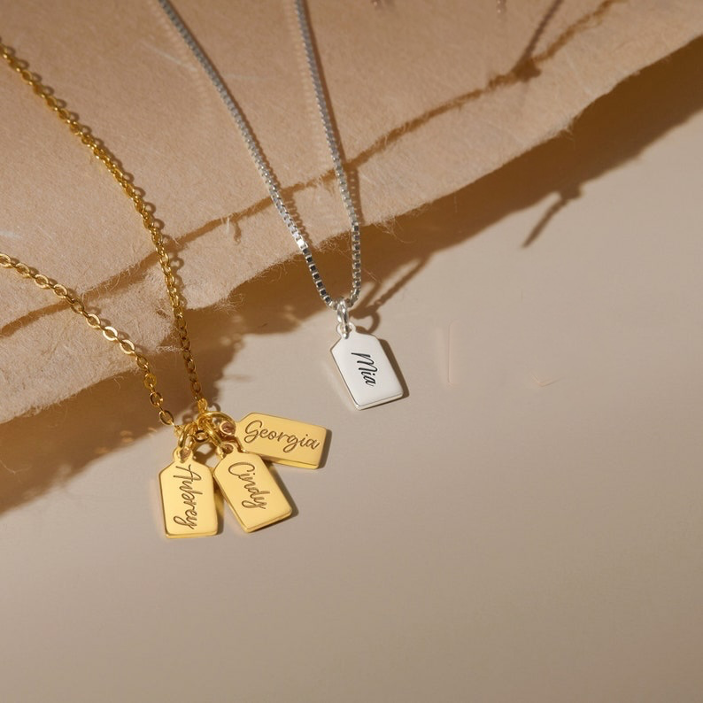 Vesper Multi-Name Necklace, view 3