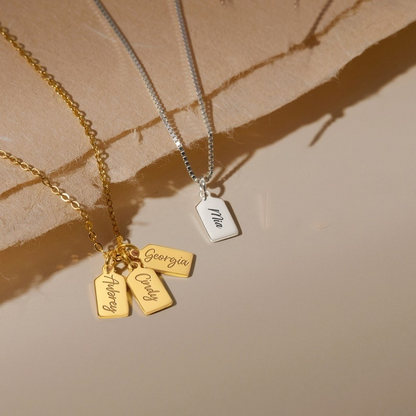 Vesper Multi-Name Necklace, view 3