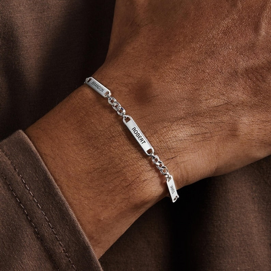 Bennett Engraved Bracelet, view 2