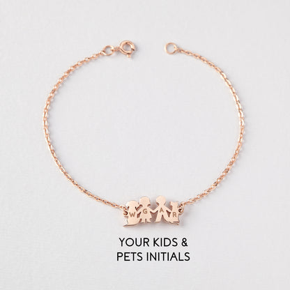 Figurine Initial Bracelet