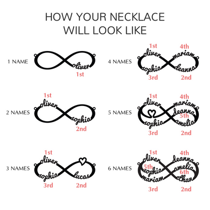Ilona Infinity Necklace, view 5