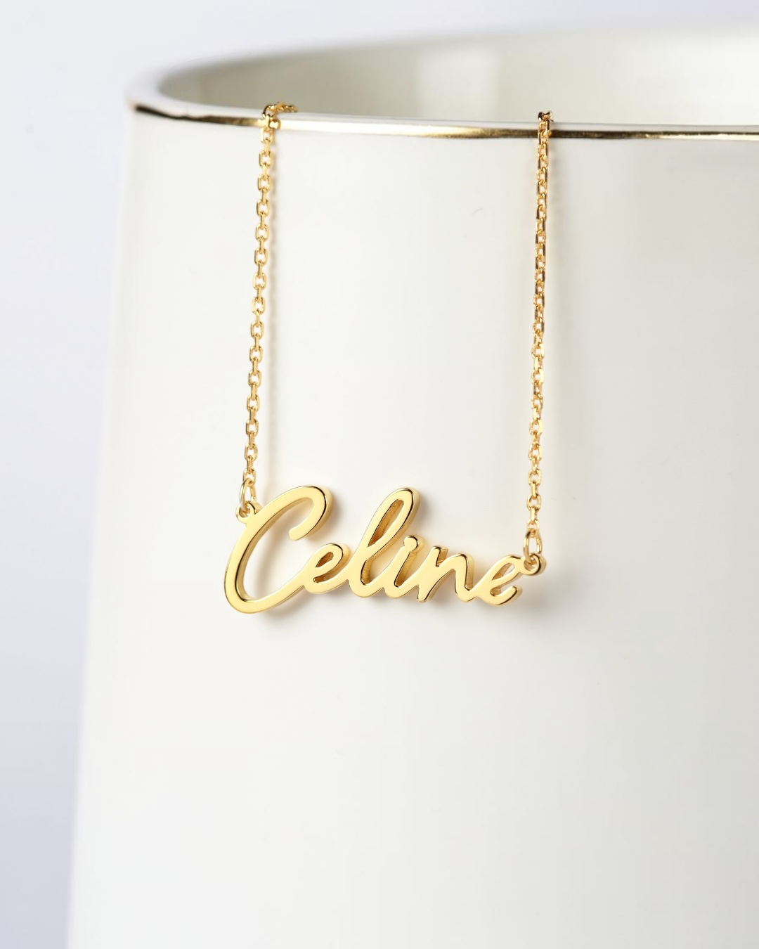 Colette Script Necklace