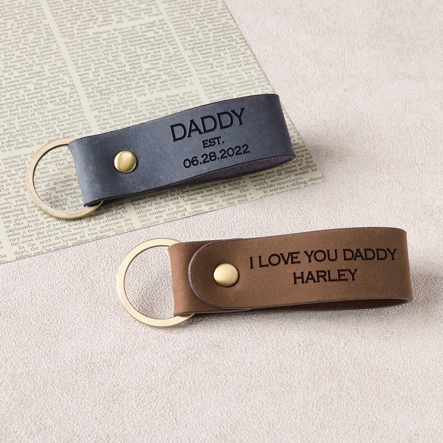Dad Keychain