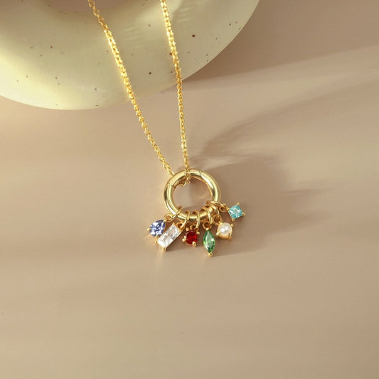 Birthstone Charm Necklace